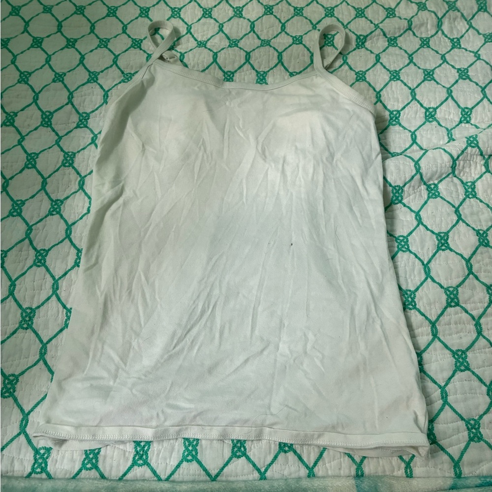 Duluth Trading Co White Tank Top